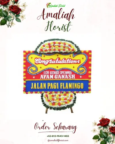 Bunga Papan Congratulation di Tambi Lor